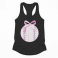 Coquette Baseball Mom Pink Bow Baseball Mama Flowy Tank Coquette Baseball Mom Pink Bow Baseball Mama Flowy Tank