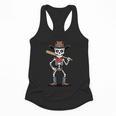 Cowboy Skeleton Baseball Halloween Graphic Flowy Tank Cowboy Skeleton Baseball Halloween Graphic Flowy Tank
