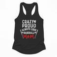 Crazy Proud Always Loud Baseball Mom Flowy Tank
