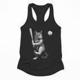 Cute Kitten Playing Baseball Hitter Bat Cool Baseball Cat Flowy Tank Cute Kitten Playing Baseball Hitter Bat Cool Baseball Cat Flowy Tank