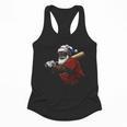 Dominican Republic Santa Christmas Baseball Beisbol Flowy Tank Dominican Republic Santa Christmas Baseball Beisbol Flowy Tank