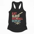 Eat Sleep Baseball Repeat Bat Ball Player Fan Flowy Tank Eat Sleep Baseball Repeat Bat Ball Player Fan Flowy Tank