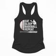 Eat Sleep Baseball Repeat Baseball Player Men Boys Flowy Tank