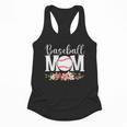 Floral Baseball Mom Mother's Day Cute Baseball Mama Mommy Flowy Tank Floral Baseball Mom Mother's Day Cute Baseball Mama Mommy Flowy Tank