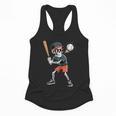 Halloween Skeleton Playing Baseball 67 Six Seven Meme Flowy Tank