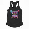 Happy 100 Days Of School Baseball Drip Theme Party 100th Day Flowy Tank