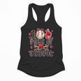 Happy 100 Days Of School Baseball Girls Coquette Bow Teacher Flowy Tank Happy 100 Days Of School Baseball Girls Coquette Bow Teacher Flowy Tank
