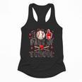 Happy 101 Days Of School Baseball Sports 100th Day Flowy Tank