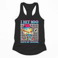 I Hit 100 Days Of School 67 Drip Baseball Boys Kids Flowy Tank