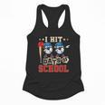 I Hit 100 Days Of School Baseball Kids Boy Teacher 100th Day Flowy Tank