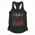 Ho Ho Homerun Xmas Sports Player Baseball Ugly Christmas Flowy Tank Ho Ho Homerun Xmas Sports Player Baseball Ugly Christmas Flowy Tank