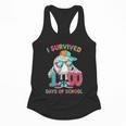 HUGvyn I Survived 100 Days Of School Baseball 6 7 Ice Cream Flowy Tank HUGvyn I Survived 100 Days Of School Baseball 6 7 Ice Cream Flowy Tank