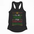 I’Ll Be Home For Christmas Baseball Ugly Sweater Flowy Tank I’Ll Be Home For Christmas Baseball Ugly Sweater Flowy Tank