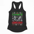 I'Ll Be Home For Christmas Baseball Xmas Flowy Tank I'Ll Be Home For Christmas Baseball Xmas Flowy Tank