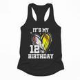 It's My 12th Birthday Baseball Softball Heart 12 Year Old Flowy Tank