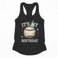 Its My Birthday Vintage Baseball Celebration For Men Kids Flowy Tank