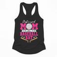Just A Good Mom With A Baseball Bat Baseball Mom Flowy Tank