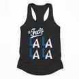 LA Baseball Fan Christmas FA La La Holiday Blue Theme Flowy Tank