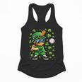Leprechaun Playing Baseball Happy St Patricks Day Men Boys Flowy Tank