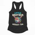 Little Brother Biggest Fan Baseball Cream Drip Crossed Bats Flowy Tank Little Brother Biggest Fan Baseball Cream Drip Crossed Bats Flowy Tank