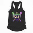 Mardi Gras Baseball Carnival Party Ice Cream Drip Boys Flowy Tank