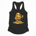 Melting Baseball Mascot Slugger Bat Cap Cartoon Flowy Tank Melting Baseball Mascot Slugger Bat Cap Cartoon Flowy Tank