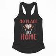 No Place Like Home Baseball Mom Kids Family Fun Flowy Tank