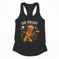 Oh Snap Gingerbreadman Christmas Baseball Flowy Tank Oh Snap Gingerbreadman Christmas Baseball Flowy Tank