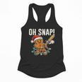 Oh Snap Gingerbreadman Christmas Baseball Humor Flowy Tank Oh Snap Gingerbreadman Christmas Baseball Humor Flowy Tank