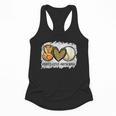Peace Love Baseball Mom Leopard Print Mother's Day Flowy Tank Peace Love Baseball Mom Leopard Print Mother's Day Flowy Tank