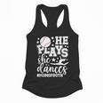 He Plays She Dances Mom Of Both Dancing And Baseball Mom Flowy Tank He Plays She Dances Mom Of Both Dancing And Baseball Mom Flowy Tank