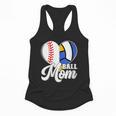 Proud Ball Mom Volleyball Baseball Mom Heart Flowy Tank Proud Ball Mom Volleyball Baseball Mom Heart Flowy Tank