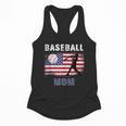 Proud Baseball MOM USA American Flag Family Game Day Flowy Tank Proud Baseball MOM USA American Flag Family Game Day Flowy Tank