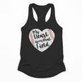 Retro My Heart Is On That Field Baseball Mom Mother's Day Flowy Tank Retro My Heart Is On That Field Baseball Mom Mother's Day Flowy Tank