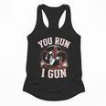You Run I Gun Baseball Catcher Softball Player Flowy Tank You Run I Gun Baseball Catcher Softball Player Flowy Tank