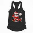 Santa Baseball Christmas Pajamas Xmas Men Boy Toddlers Flowy Tank Santa Baseball Christmas Pajamas Xmas Men Boy Toddlers Flowy Tank