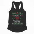 Santa Loves Baseball Moms Ugly Christmas Flowy Tank Santa Loves Baseball Moms Ugly Christmas Flowy Tank