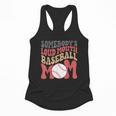 Somebody's Loudmouth Baseball Mom Baseball Flowy Tank