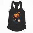 Spooky Halloween Scary Pumpkin Baseball Player Witchy Vibes Flowy Tank Spooky Halloween Scary Pumpkin Baseball Player Witchy Vibes Flowy Tank