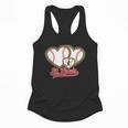 St Louis Leopard Heart Baseball Batter Boys Fan Flowy Tank