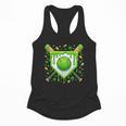 St Patrick Day Baseball Drip Ice Cream Boys Men Flowy Tank