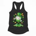 St Patrick Day Baseball Drip Ice Cream Baseball Flowy Tank