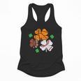 St Patricks Day Shamrock Basketball Baseball Men Boys Kids Flowy Tank