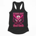 Strike Out Breast Cancer Baseball Ice Cream Drip Flowy Tank Strike Out Breast Cancer Baseball Ice Cream Drip Flowy Tank