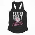 Strike Out Breast Cancer Baseball Warrior Flowy Tank