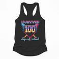 I Survived 100 Days Of School Baseball Boys Students Flowy Tank I Survived 100 Days Of School Baseball Boys Students Flowy Tank