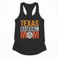 Texas Baseball Mom Design Baseball Player And Baseball Flowy Tank
