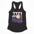 Titi Rookie Of Year 1st Birthday Baseball Theme Matching Flowy Tank