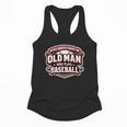 Never Underestimate An Old Man Who Plays Baseball Flowy Tank