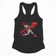 Valentine Baseball Player Drip Flowy Tank Valentine Baseball Player Drip Flowy Tank